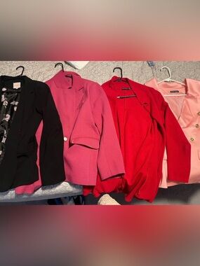 4 Womens M/L Blazers for $12- Work Wear